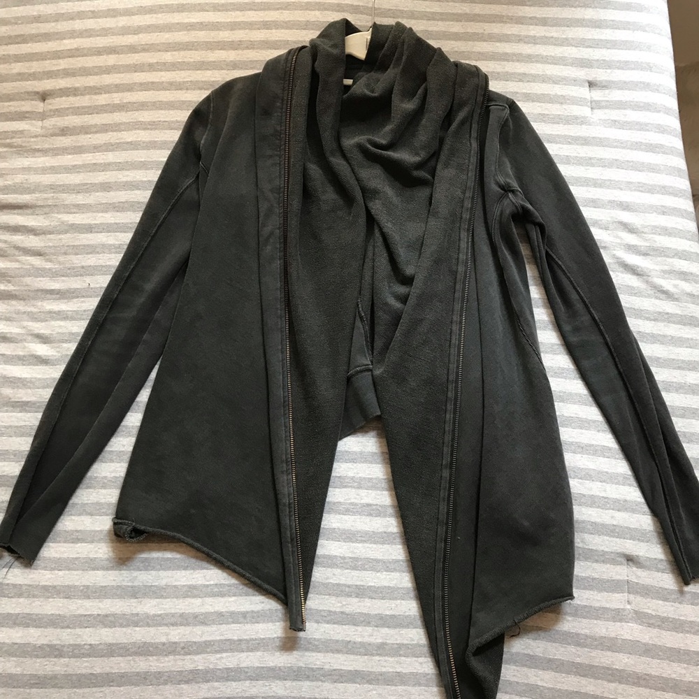 All Saints Asymmetrical Hoodie